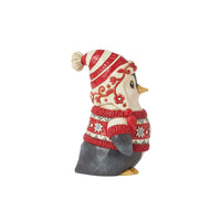 Jim Shore Heartwood Creek Nordic Noel Penguin in Sweater