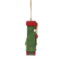 Jim Shore Heartwood Creek Santa in Train Ornament