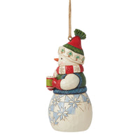 Snowman with Cocoa Ornament, Jim Shore
