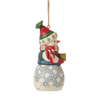 Snowman with Cocoa Ornament, Jim Shore