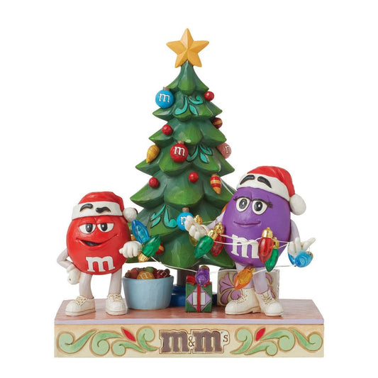 M&M'S Purple/Red Christmas- Jim Shore