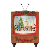 Jim Shore Rudolph Traditions Rudolph LED Diorama TV Scene