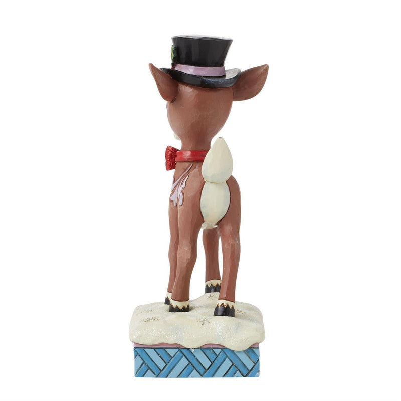 Jim Shore Rudolph Traditions Rudolph Wearing Top Hat & Bowtie – Modern ...