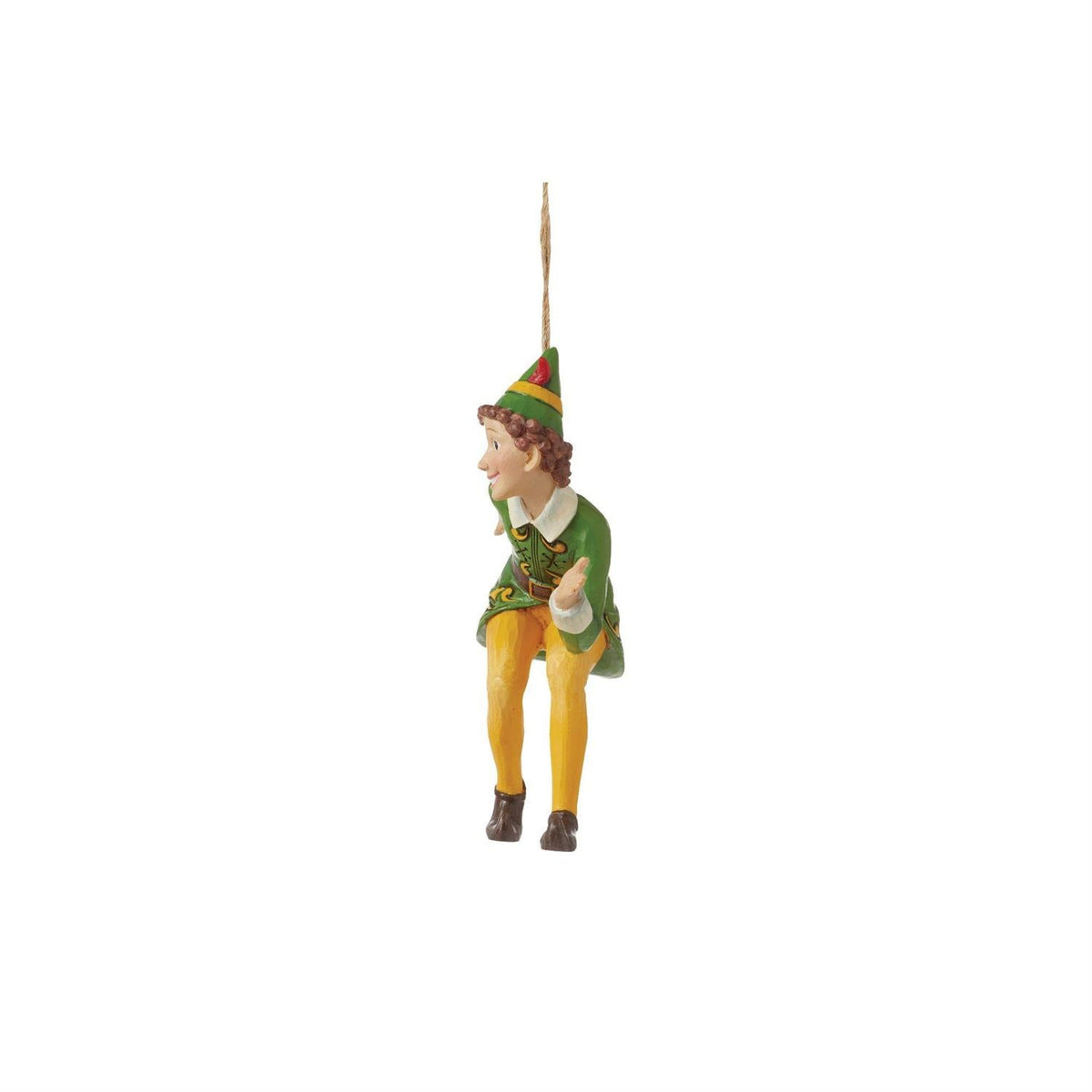 Jim Shore Heartwood Creek Buddy The Elf Crouching Ornament