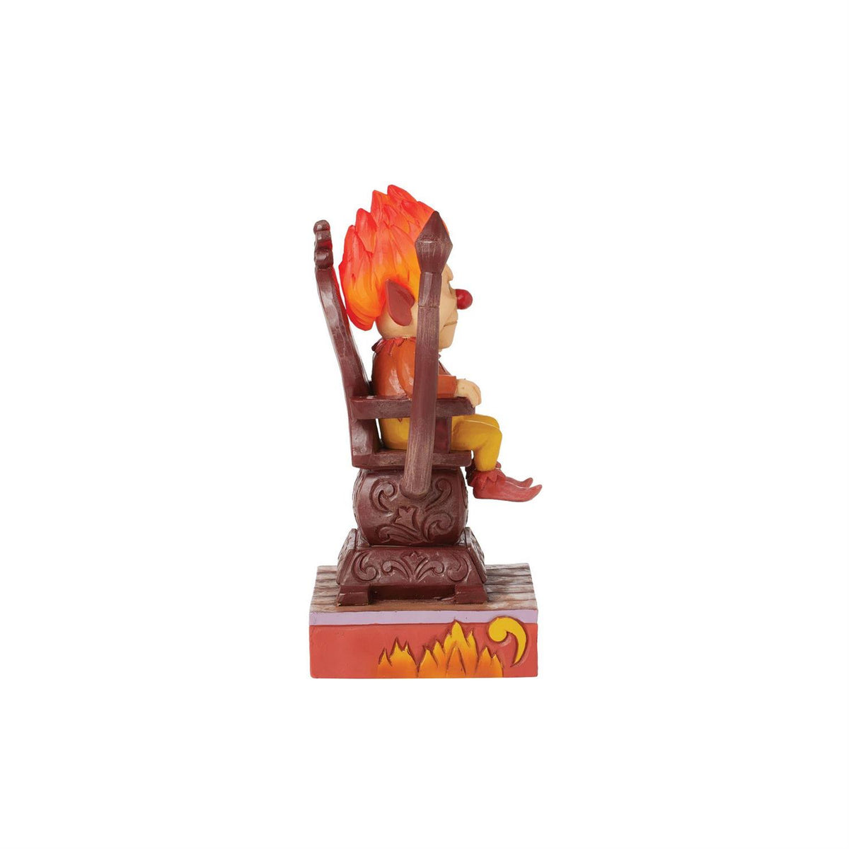 Jim Shore Heartwood Creek Heat Miser Sitting on Throne