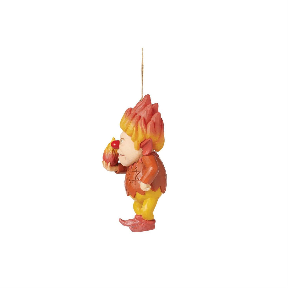 Jim Shore Heartwood Creek Heat Miser Holding Fire Ornament