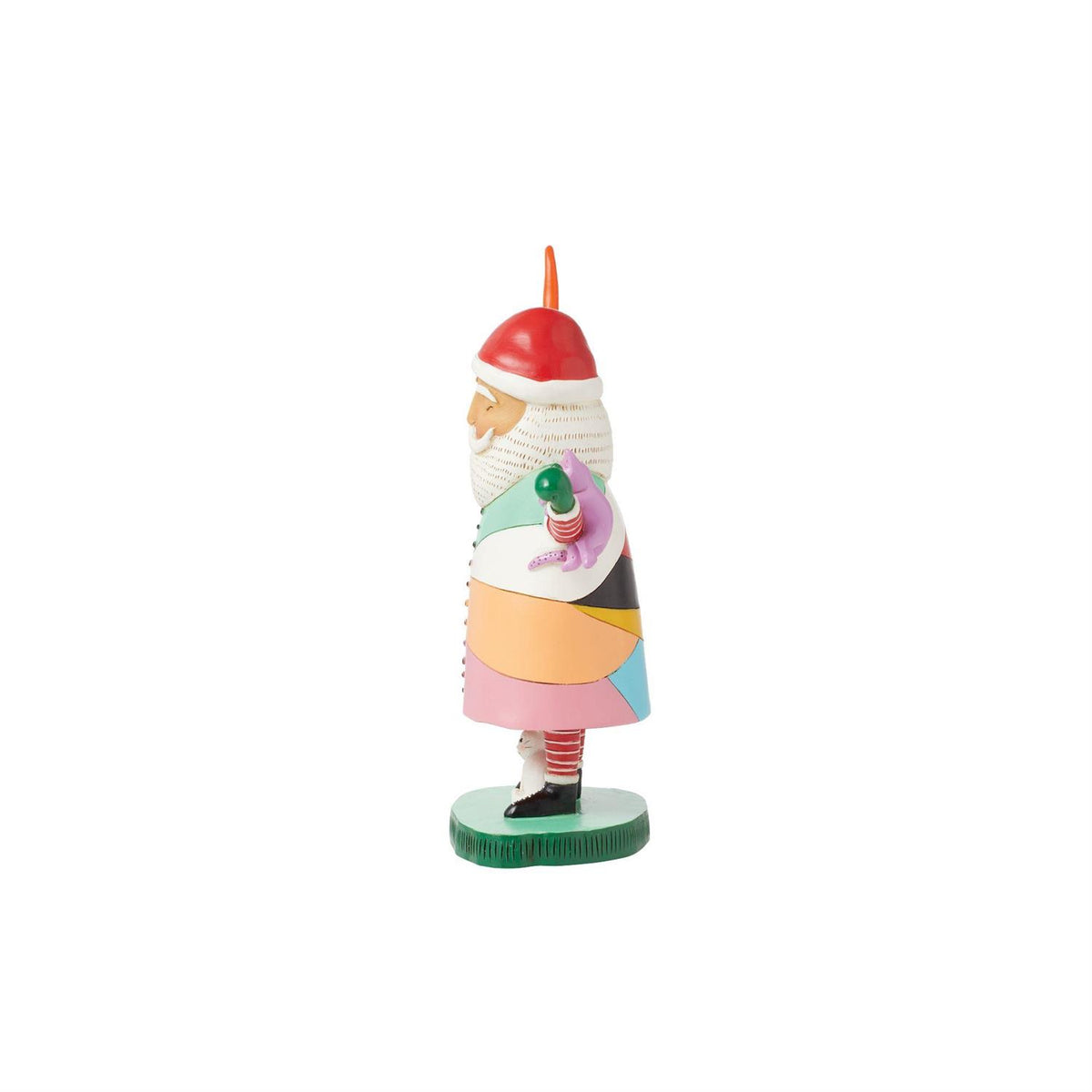 Izzy and Oliver Crazy Cat Santa Figurine