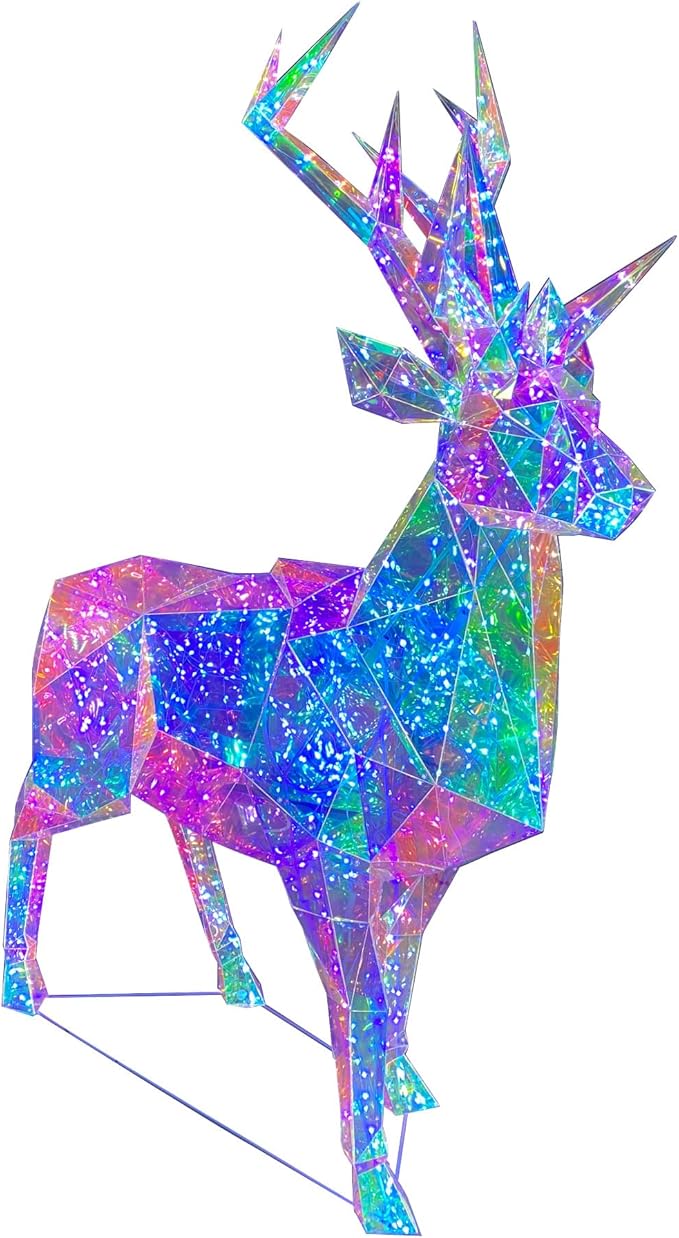 Prism Holographic Deer Holographic Lit in Medium