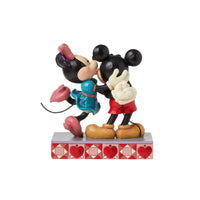 Mickey and Minnie Love Kisses Jim Shore Disney Traditions