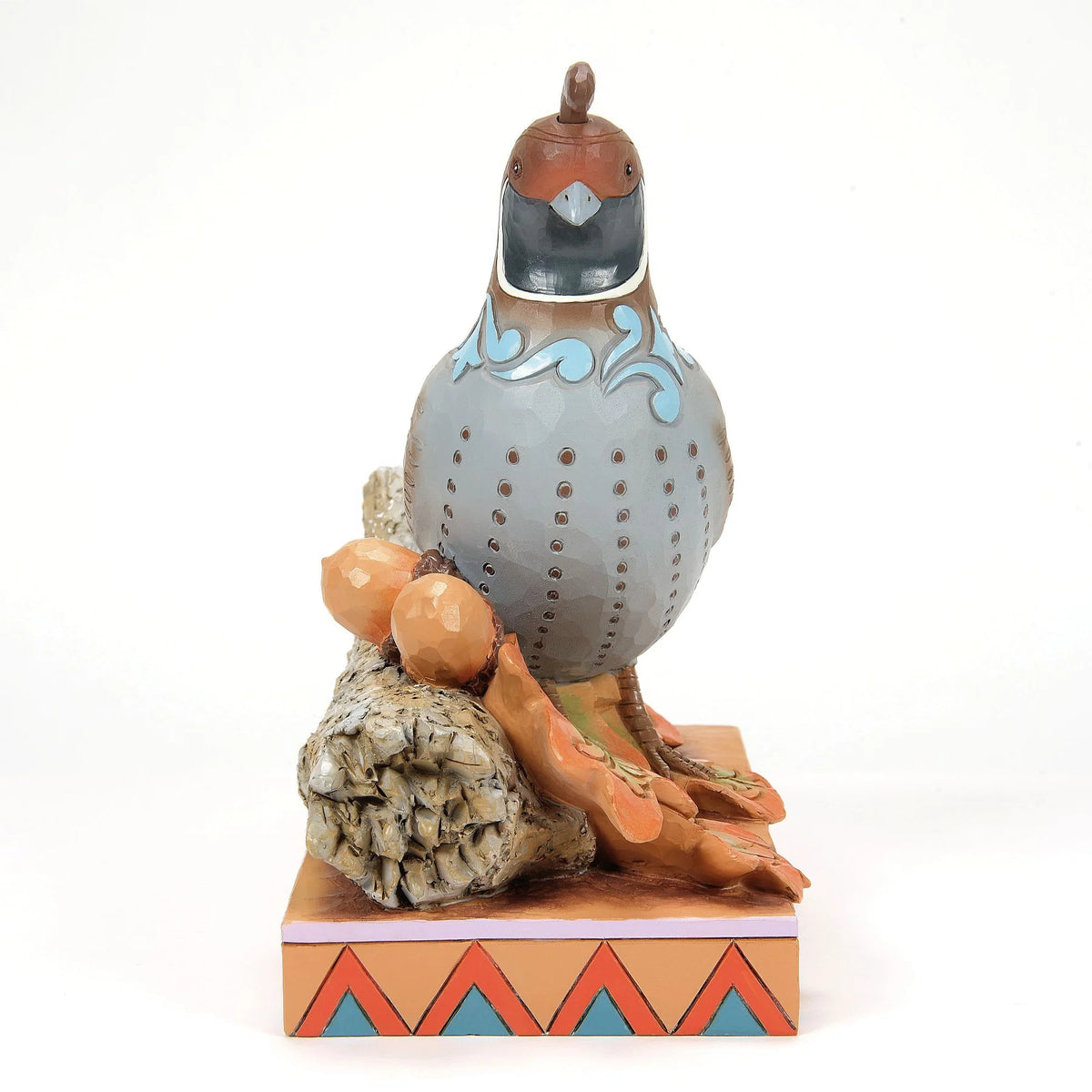 Quail Sitting on Leaves- Jim Shore