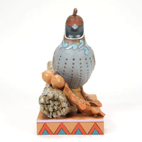Quail Sitting on Leaves- Jim Shore
