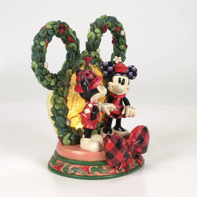 Mickey & Minnie LED Diorama - Disney Traditions