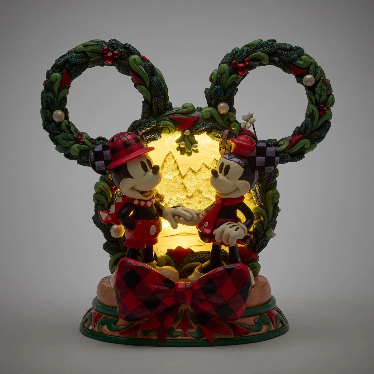 Mickey & Minnie LED Diorama - Disney Traditions