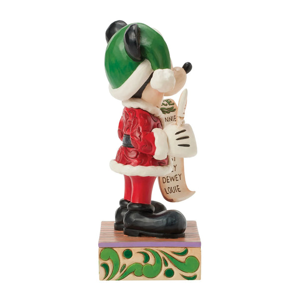 Santa Mickey with List Figurine - Disney Showcase