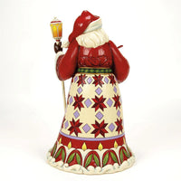 Santa Cardinal on Hand Figurine