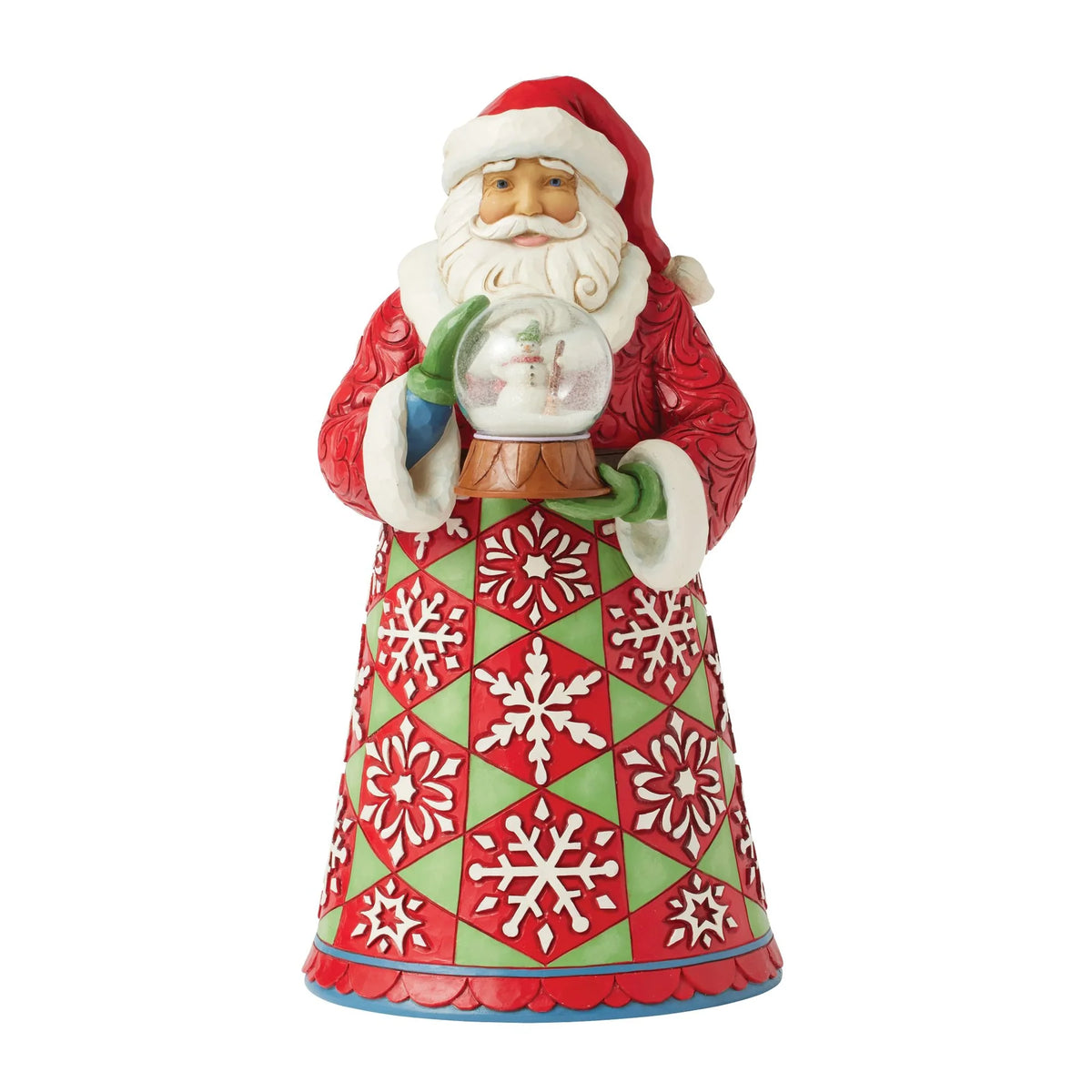 Santa Holding Mini Globe, Jim Shore