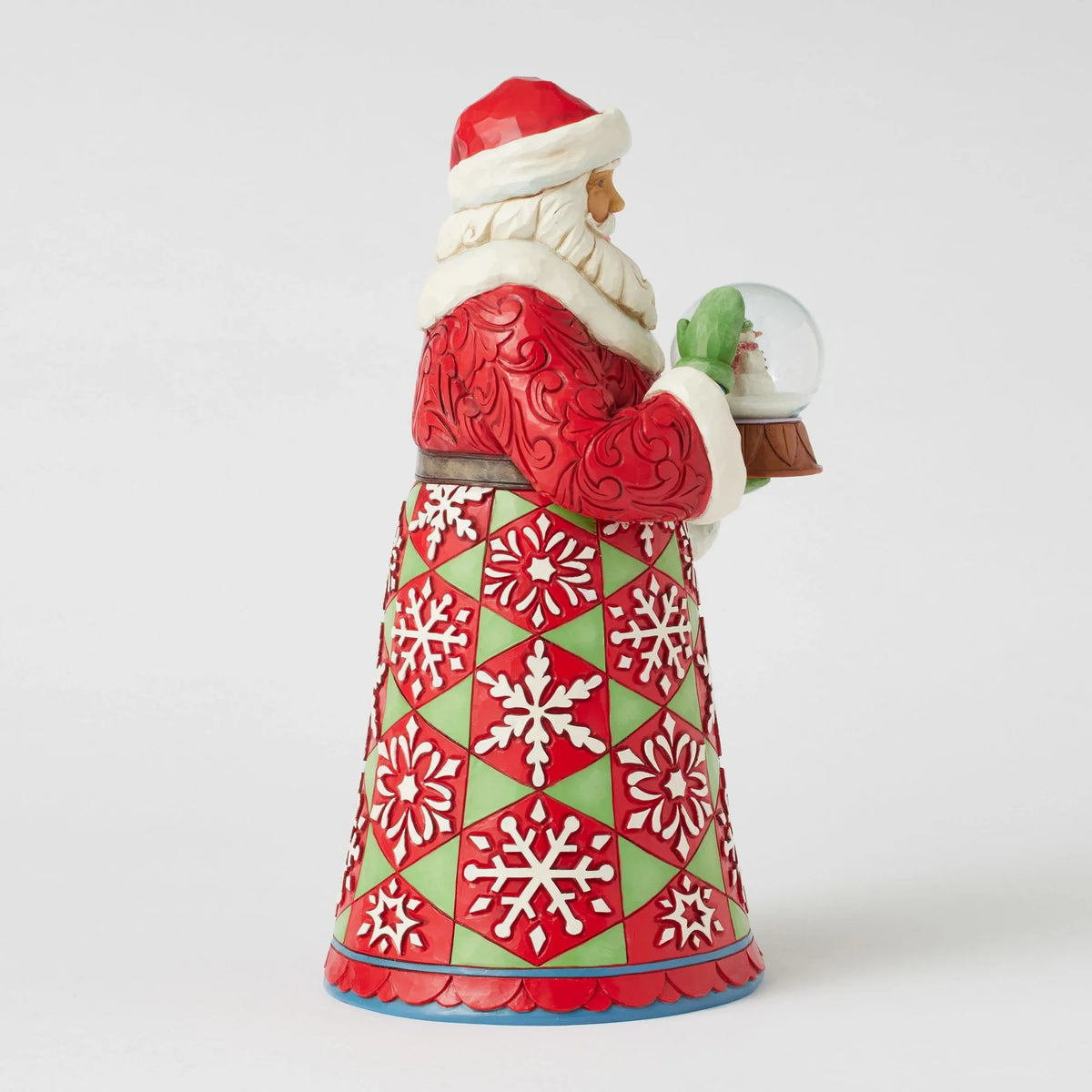 Santa Holding Mini Globe, Jim Shore