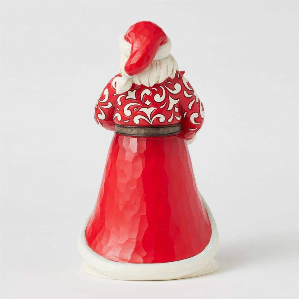 Santa with Blooming Amaryllis