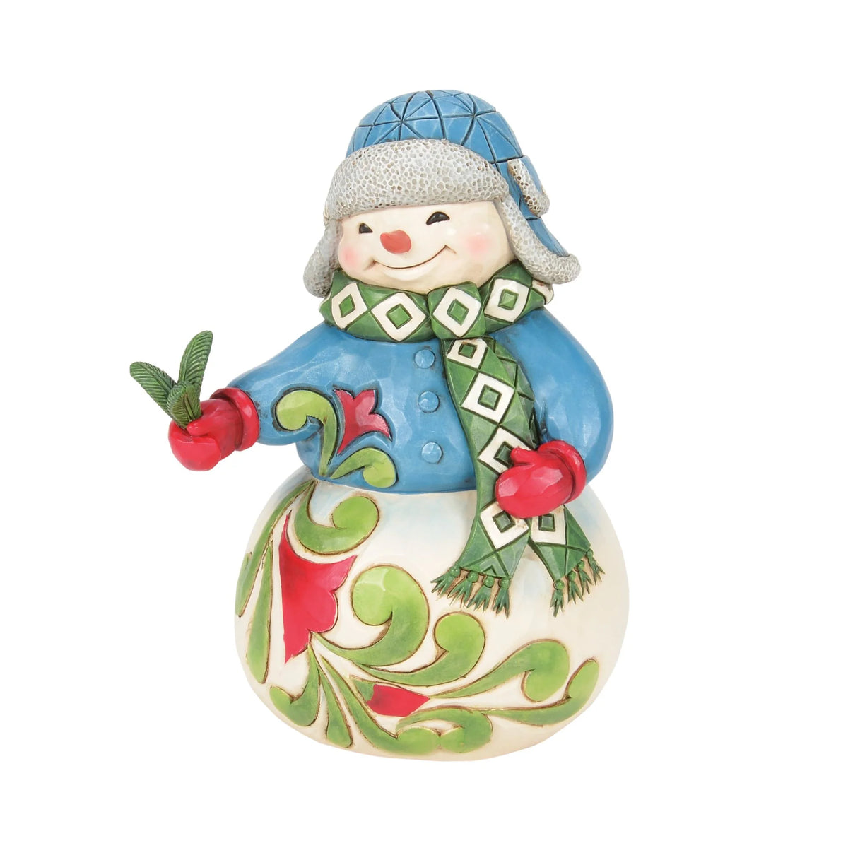 Snowman Evergreen Sprig