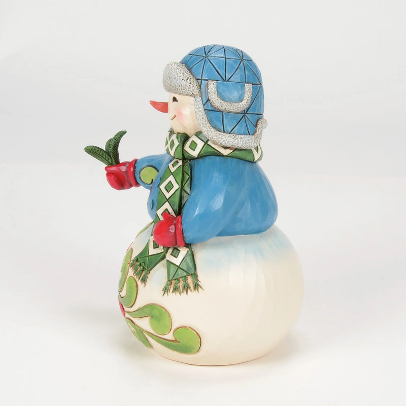 Snowman Evergreen Sprig
