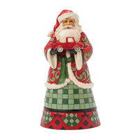 Highland Glen Santa Hold Truck- Jim Shore