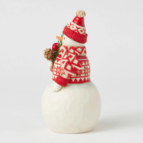Nordic Noel Snowman Evergreen