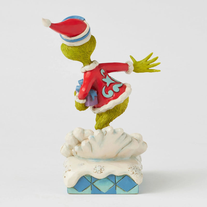 Grinch Snowboarding