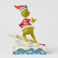 Grinch Snowboarding
