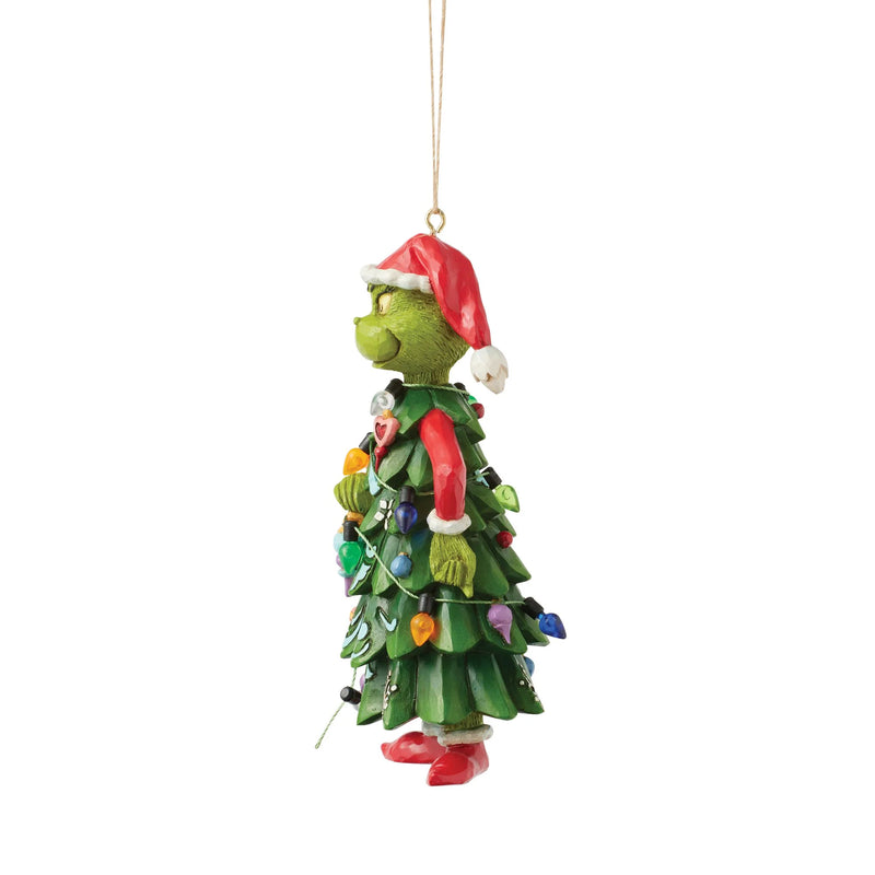 Grinch Dressed as Tree Ornament