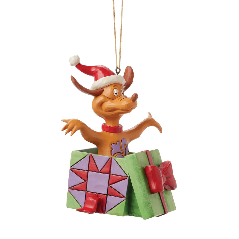 Max in Present Ornament