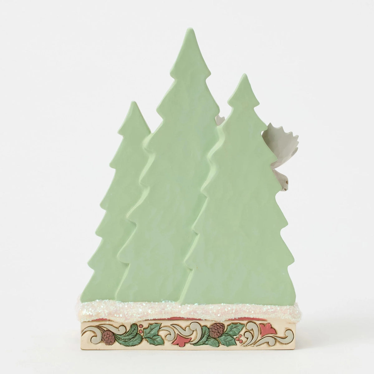Woodland Moose with Layered Tree