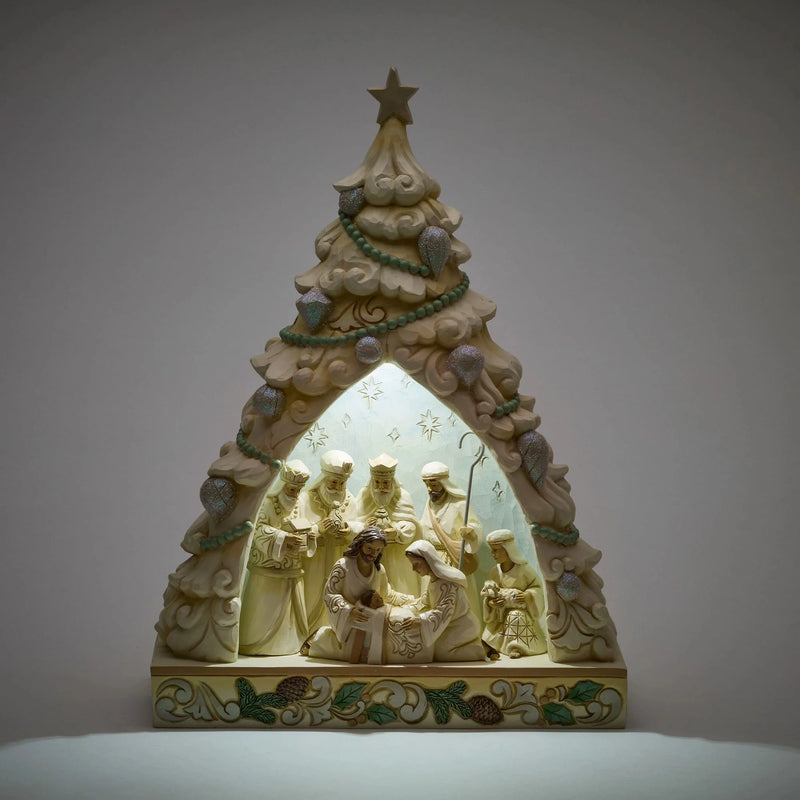 Woodland Tree Nativity Diorama