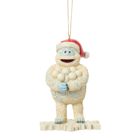 Bumble on Snowflake Ornament