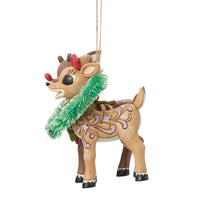 Rudolph & Clarice Heart Ornament