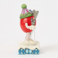 M&M'S Red Character with Skis- Jim Shore