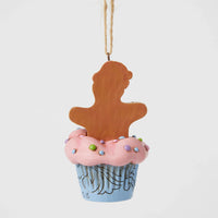 Gingerbread Cupcake Ornament