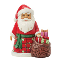 Santa with Toy Bag (Pint Size), Jim Shore