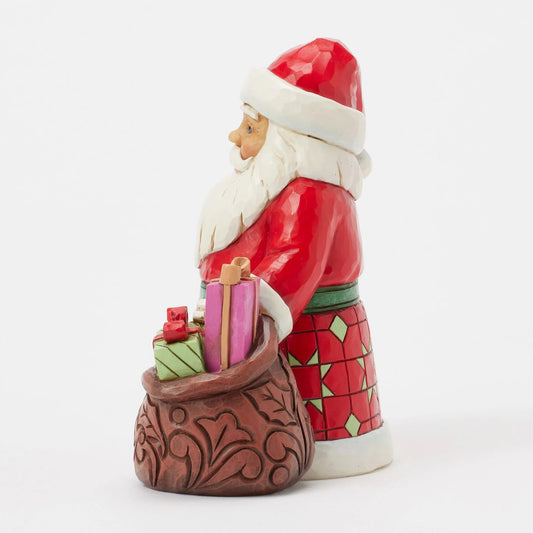 Santa with Toy Bag (Pint Size), Jim Shore