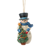 Snowman with Tree Ornament