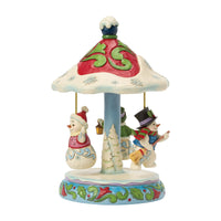 Rotating Snowman Carousel- Jim Shore