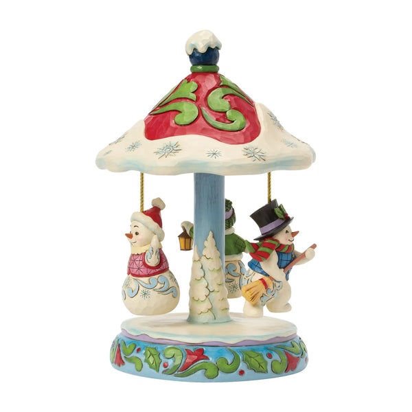 Rotating Snowman Carousel- Jim Shore