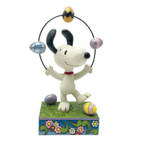 Snoopy Juggling Eggs Jim Shore Disney Traditions