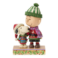 Snoopy & Charlie Xmas Sweaters- Jim Shore