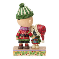 Snoopy & Charlie Xmas Sweaters- Jim Shore