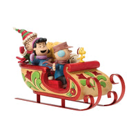 Snoopy and Friends in Sleigh- Jim Shore