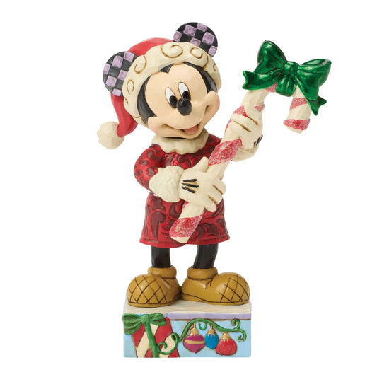 Mickey with Candy Cane Disney Traditions