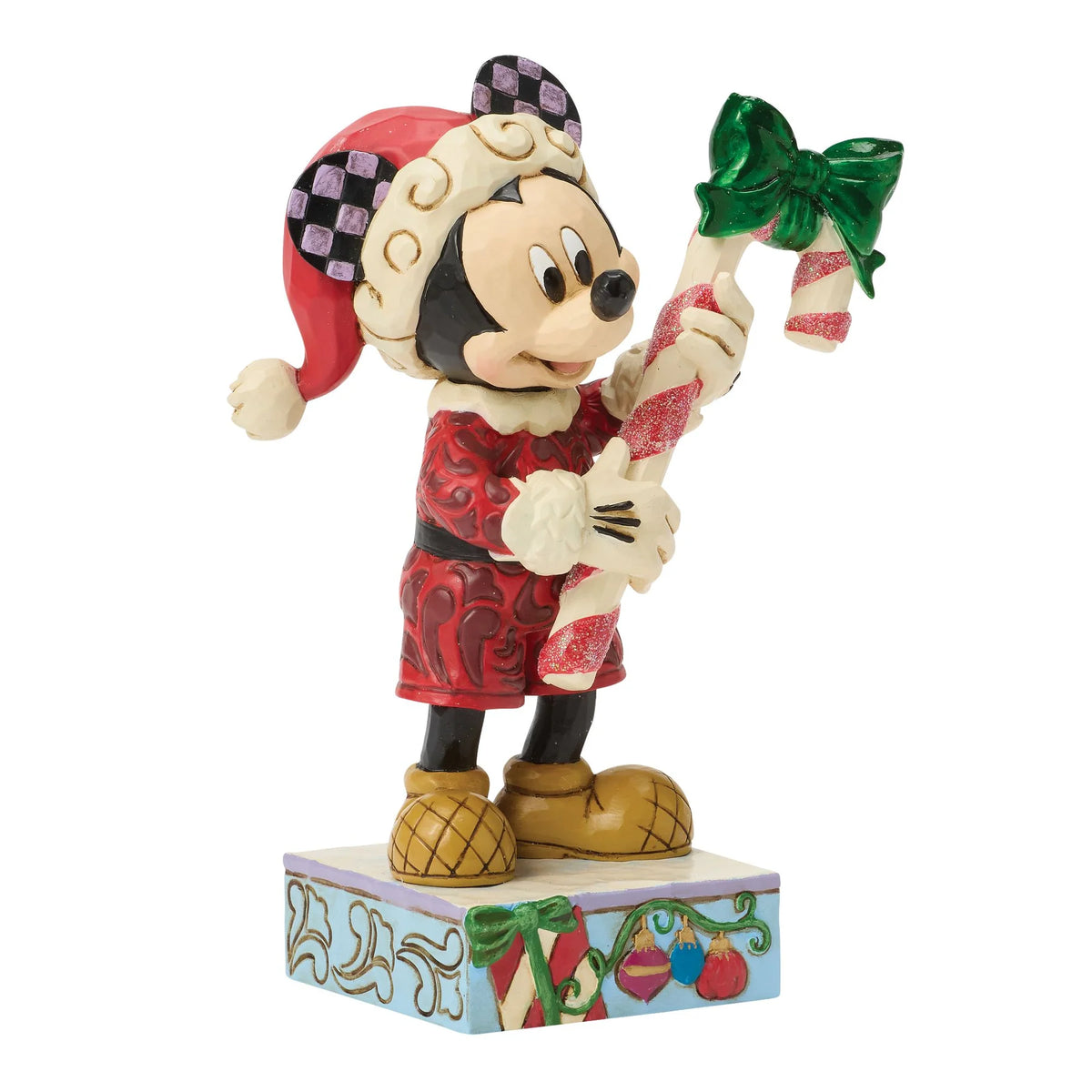 Mickey with Candy Cane Disney Traditions