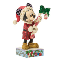 Mickey with Candy Cane Disney Traditions