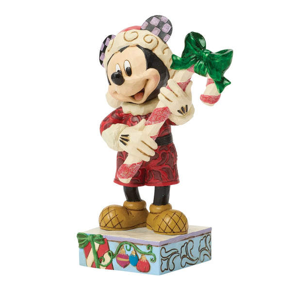 Mickey with Candy Cane Disney Traditions