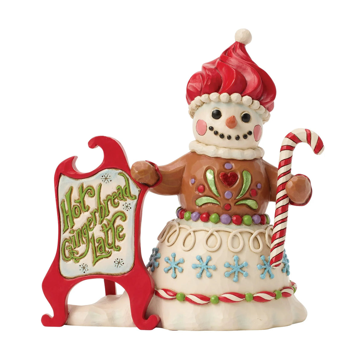 Gingerbread Snowman Sign- Jim Shore